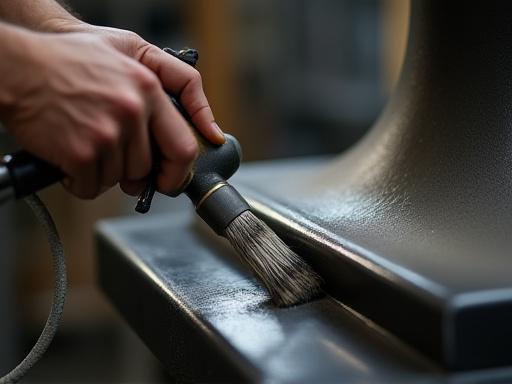 Applicazione di una finitura protettiva su un manufatto